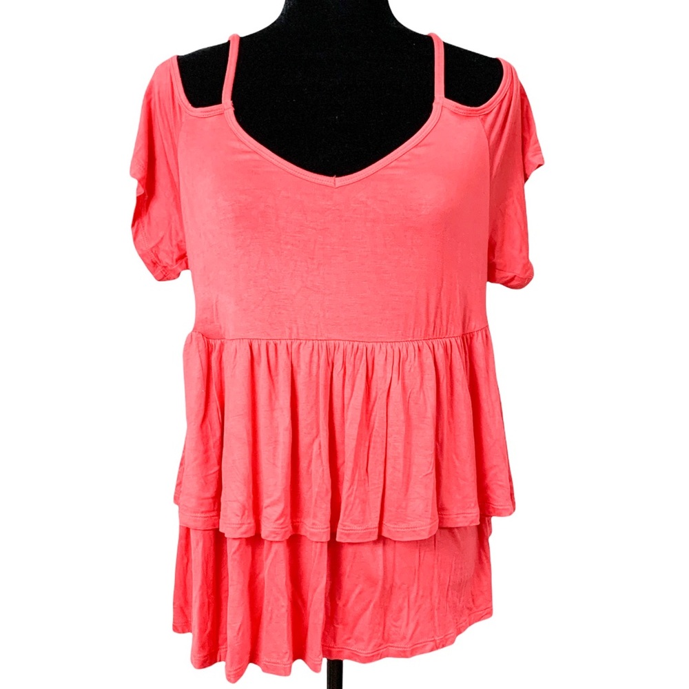 Torrid super soft cold shoulder top 0